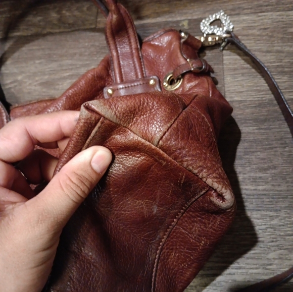 B MAKOWSKY Luxury Designer Brown Soft Leather Large Shoulder Bag - Picture 5 of 7